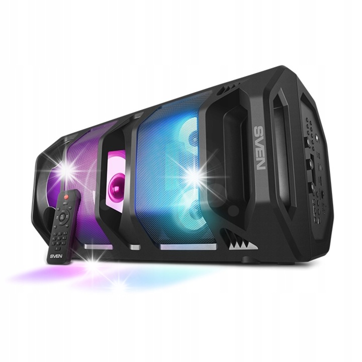 Boxa portabila TRACER XtremeBeat PRO TWS Bluetooth 5.3, RGB, IPX6, neagra, 40W