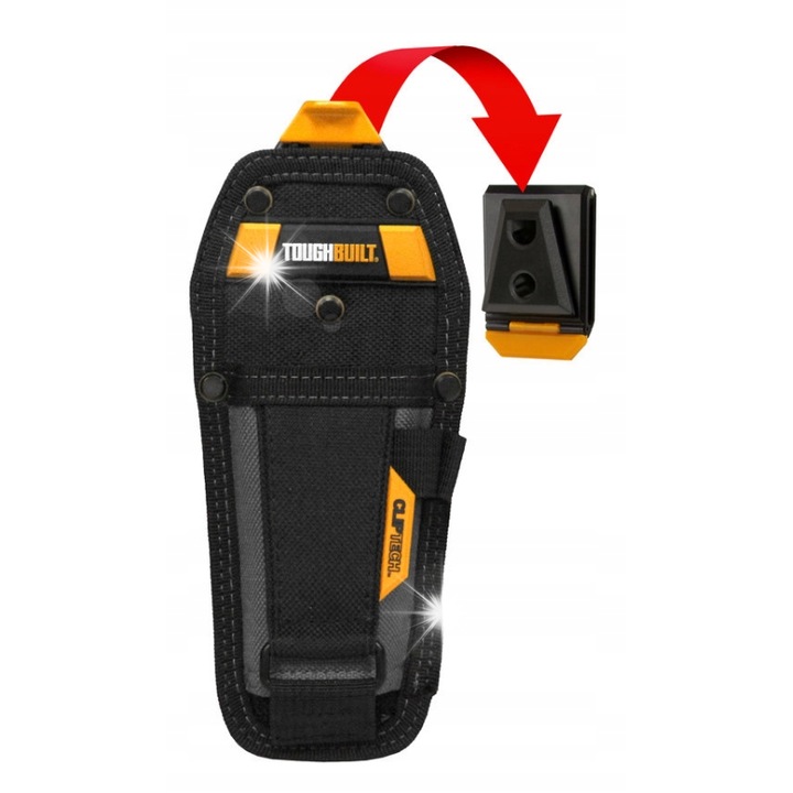 ToughBuilt TB-CT-35-M rendszerező tasak, csavarhúzóhoz, ClipTech klipsszel, strapabíró anyag, kis méret