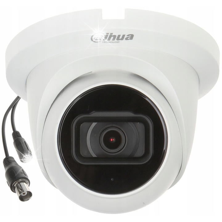 Камера за наблюдение DAHUA HAC-HDW1500TLMQ-A-02, 5 Mpx, IP67, бяла, 110x88mm