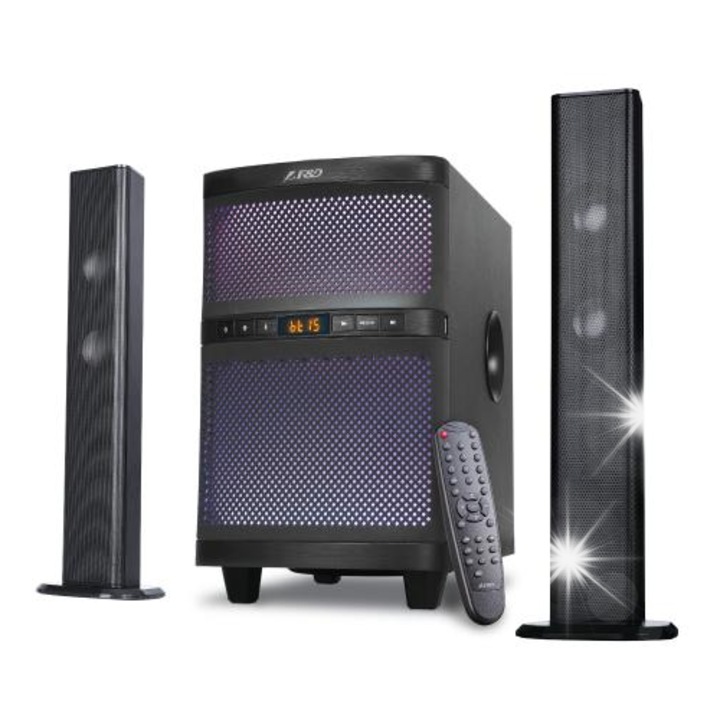 Boxa computer, 10 w, bluetooth 5, rgb dinamic, usb, sunet stereo, neagra