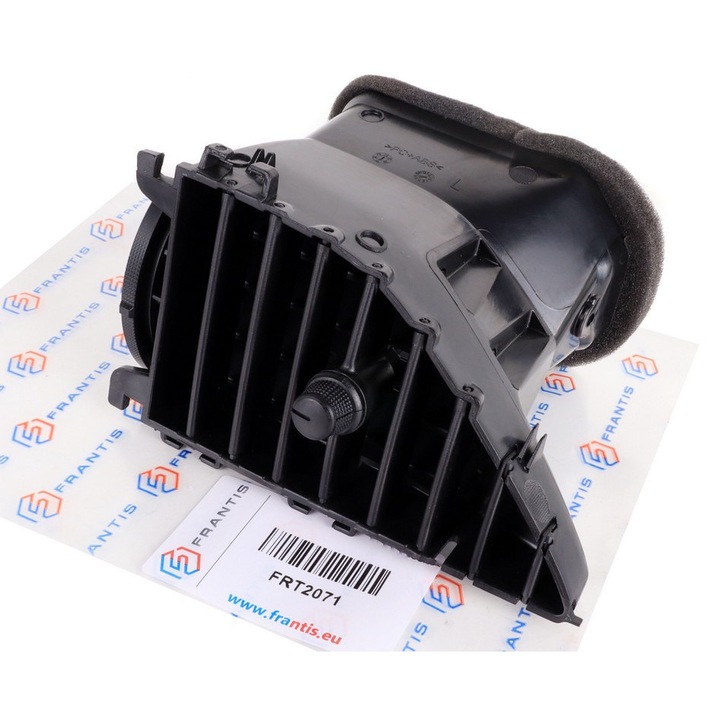 Лява централна вентилационна решетка, Frantis, Черна