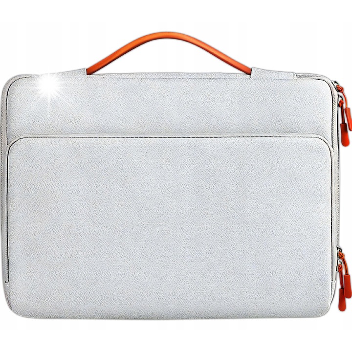 Renew Force laptoptáska, 15,6", vízálló, világosszürke, több rekesszel, szettben.