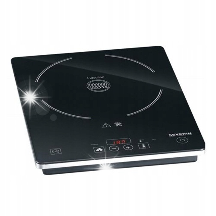 Severin elektromos főzőlap, indukciós, 1 főzőzóna, 2000W, fekete