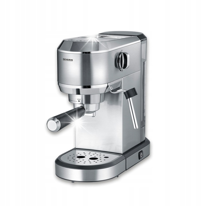 Еспресо машина Severin KA 5997, 20 бара, система Thermoblock, черна, 30x45x16,5см