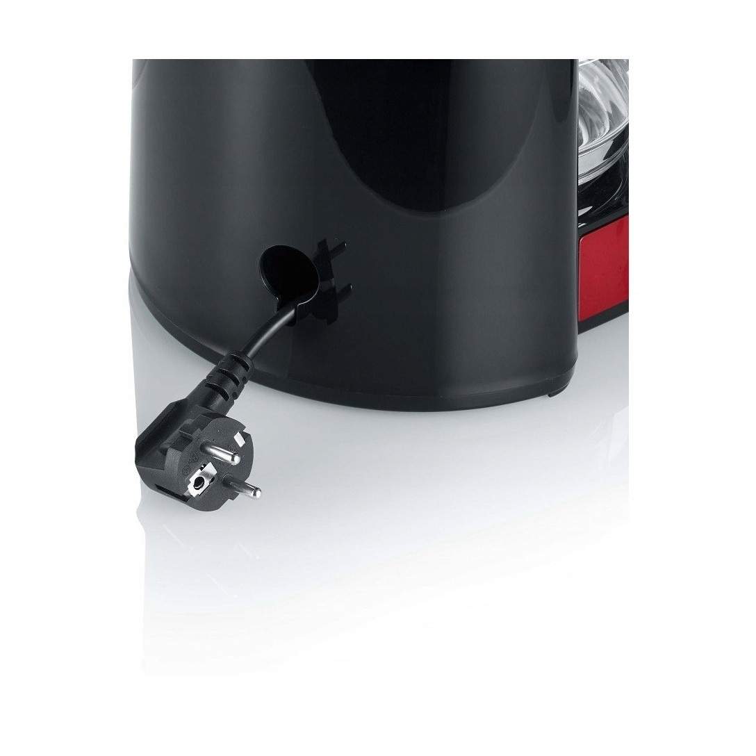 Cafetiera Severin KA 4817, putere 1000 W, vas sticla 1,4 l, 10 cesti, Rosu