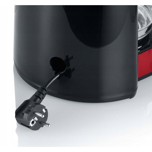 Cafetiera Severin KA 4817, putere 1000 W, vas sticla 1,4 l, 10 cesti, Rosu