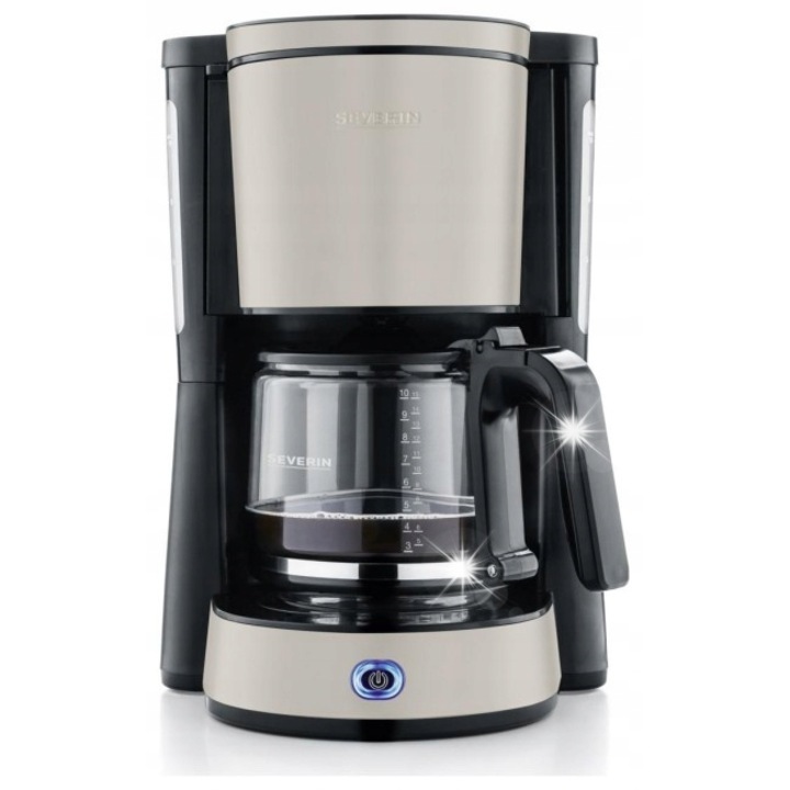 Cafetiere Severin KA 4817, 1000W, 1,25L, rosu-negru, cu functie de mentinere a temperaturii