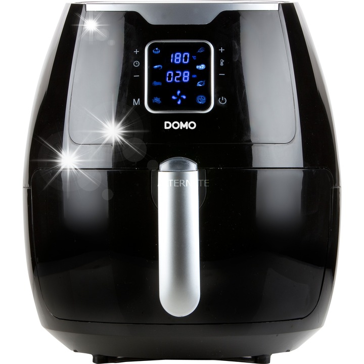 Фритюрник без мазнина Domo DO513FR XXL, 5,5л, 1800W, 32x36x36,5см, многоцветен
