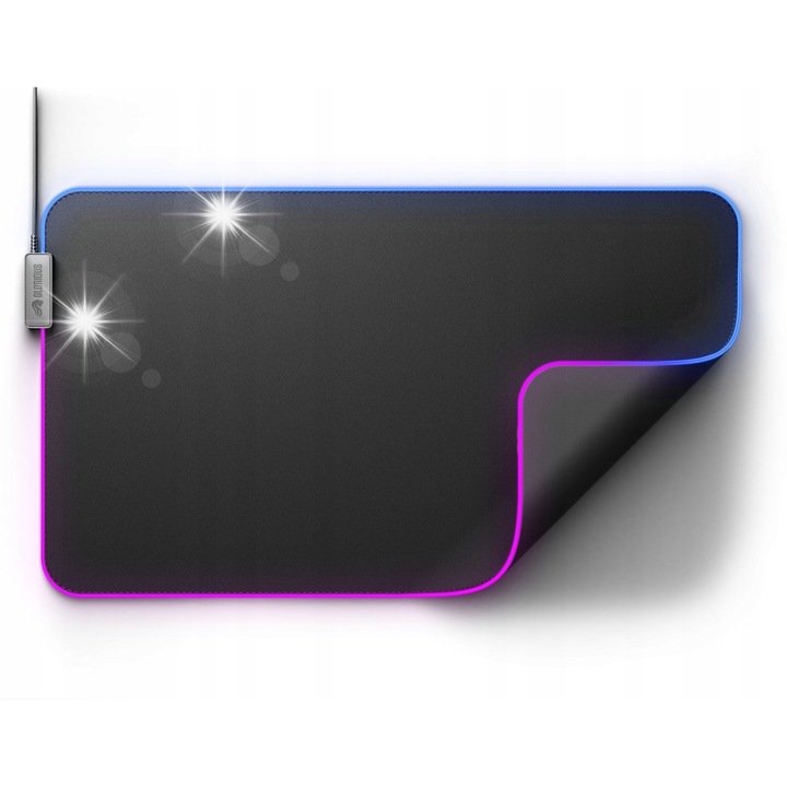 Подложка за мишка Glorious GMP 2 GLED XL RGB, 61x35см, RGB осветление, черна