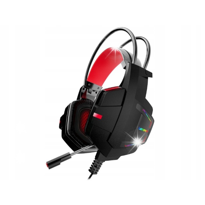 Casti PC ONIKUMA K1-B RGB, negru, pentru gaming, cu microfon, 50mm