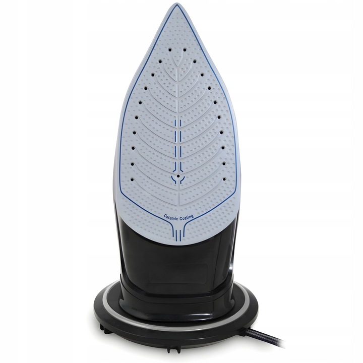 Fier de calcat cu aburi ceramic fara fir 2600W alb