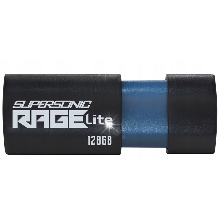 Pendrive Patriot Rage Lite 128GB, USB 3.2, 21x55mm, fekete