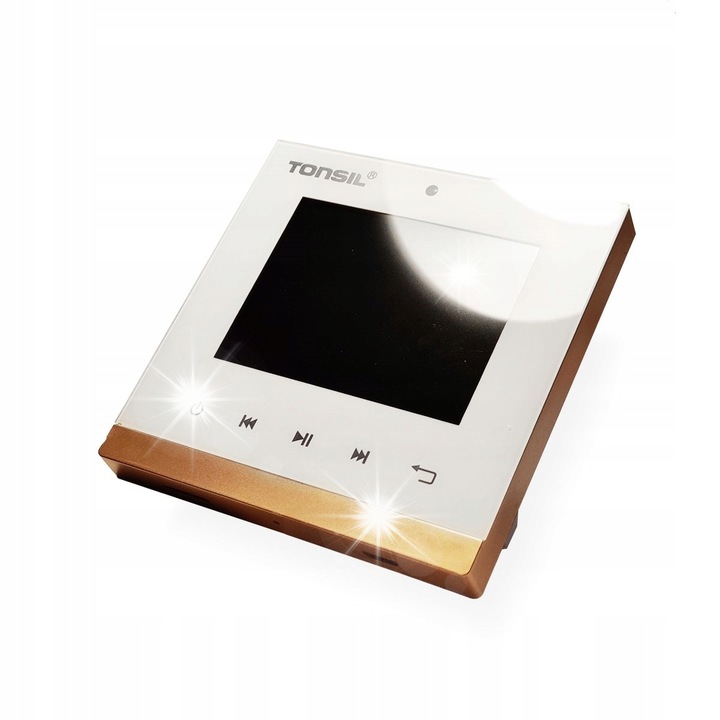 Усилвател Tonsil WS-35, 2x20W, Bluetooth, microSD, FM, 86x86x51mm, пълен комплект