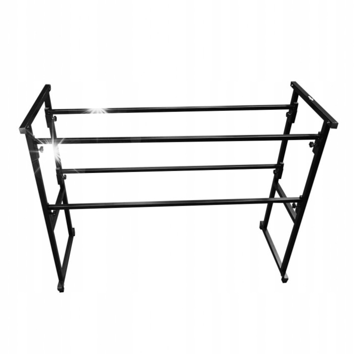 Stand4Me DJ120 MKII DJ állvány, 1220x320mm, 10kg, fekete