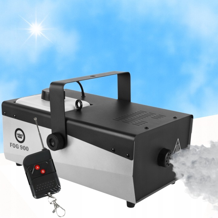 Echipament de fum Light4Me, dymownica 900W, set cu doua telecomenzi