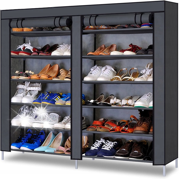 Sternhoff cipőtároló szekrény, anyag, összecsukható, vízálló, 30x45x100cm