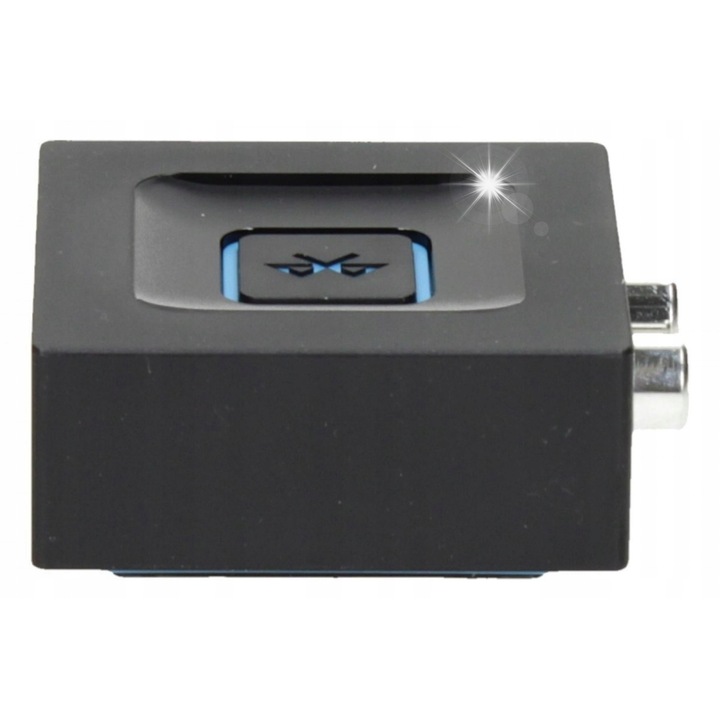 Logitech Bluetooth audio adapter, 3,5mm és RCA, fekete, 50x50x23mm