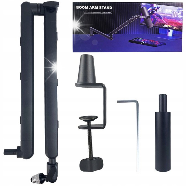 Mikrofonállvány, DNA TMS PRO 2, fekete, 75cm, max. 2kg teherbírás