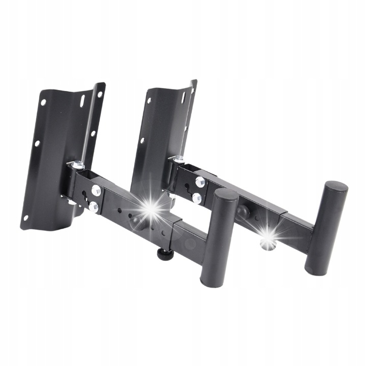 2 db hangfal állvány szett, DNA, fekete, 10-15 inch, 30 kg kapacitás