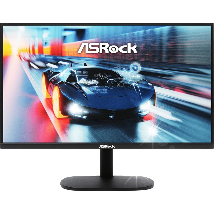 Monitor Gaming 24.5" ASRock Challenger, IPS, 100Hz, 1ms, Full HD, Fekete