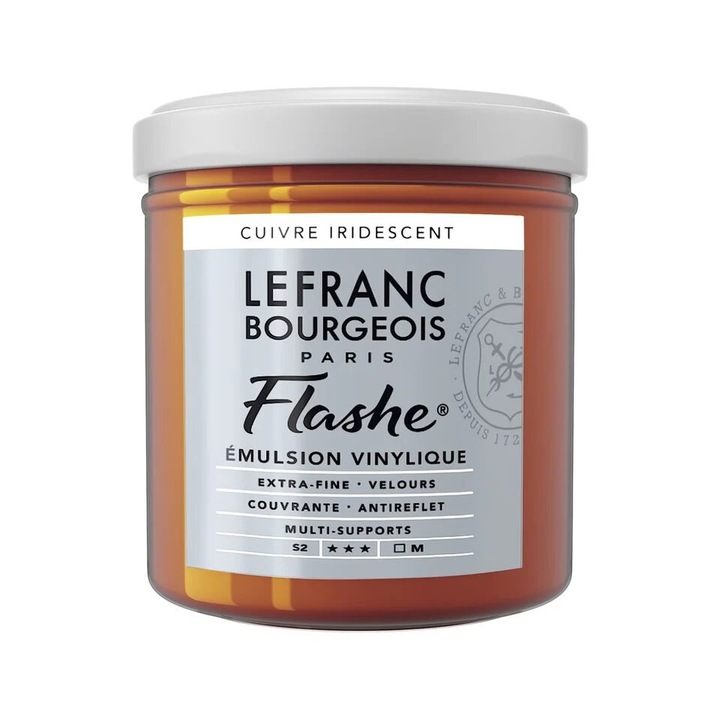 Culoare acrilica extrafina Flashe Lefranc&Bourgeois - 125ml, Iridescent Copper - 836