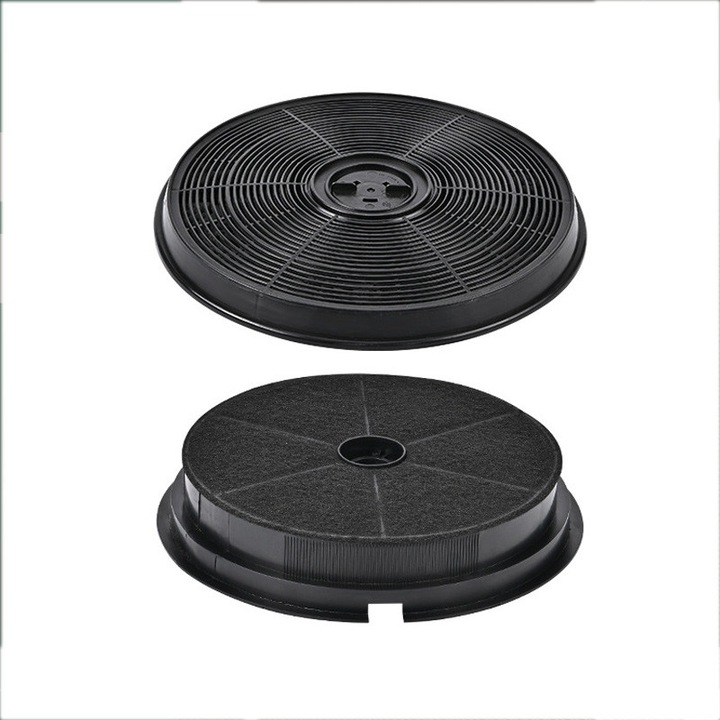 Set 2 filtre carbon activ Rqiurpn 19.3x3.7cm negru