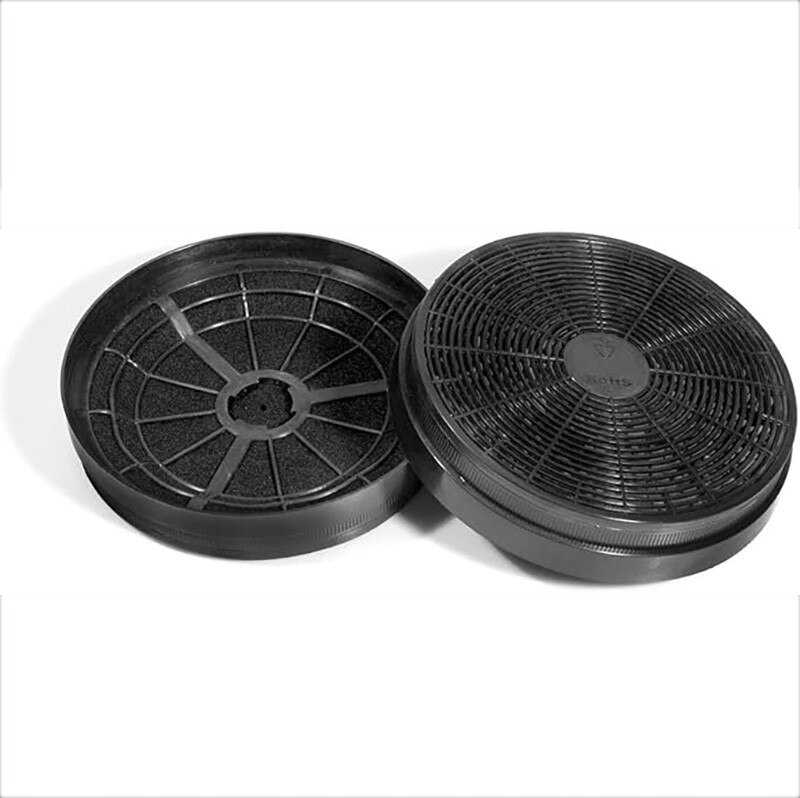 Vhbw Filtro A Carboni Attivi Per Cappa Compatibile Con Beko CTB 6407 XH, CTB 9407 X, CTB6250X E Altri - Diametro 12,4 Cm - Sostituisci Ogni 3-6 Mesi
