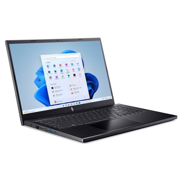 Laptop Acer Nitro V 15 i9-13900H 15.6inch 16GB 512GB Windows 11 Home RTX 5060 Negru