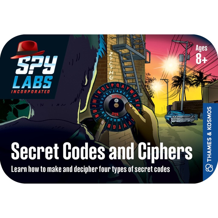 Kit STEM Coduri secrete, Thames & Kosmos, 5 piese, metal/plastic, 8 ani+