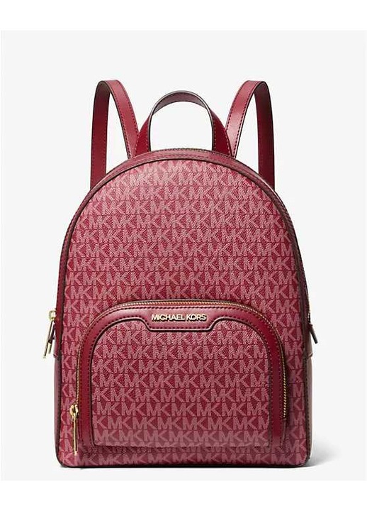 Rucsac, Michael Kors, Jaycee Medium, rosu, 22x30, 5x10, 8cm