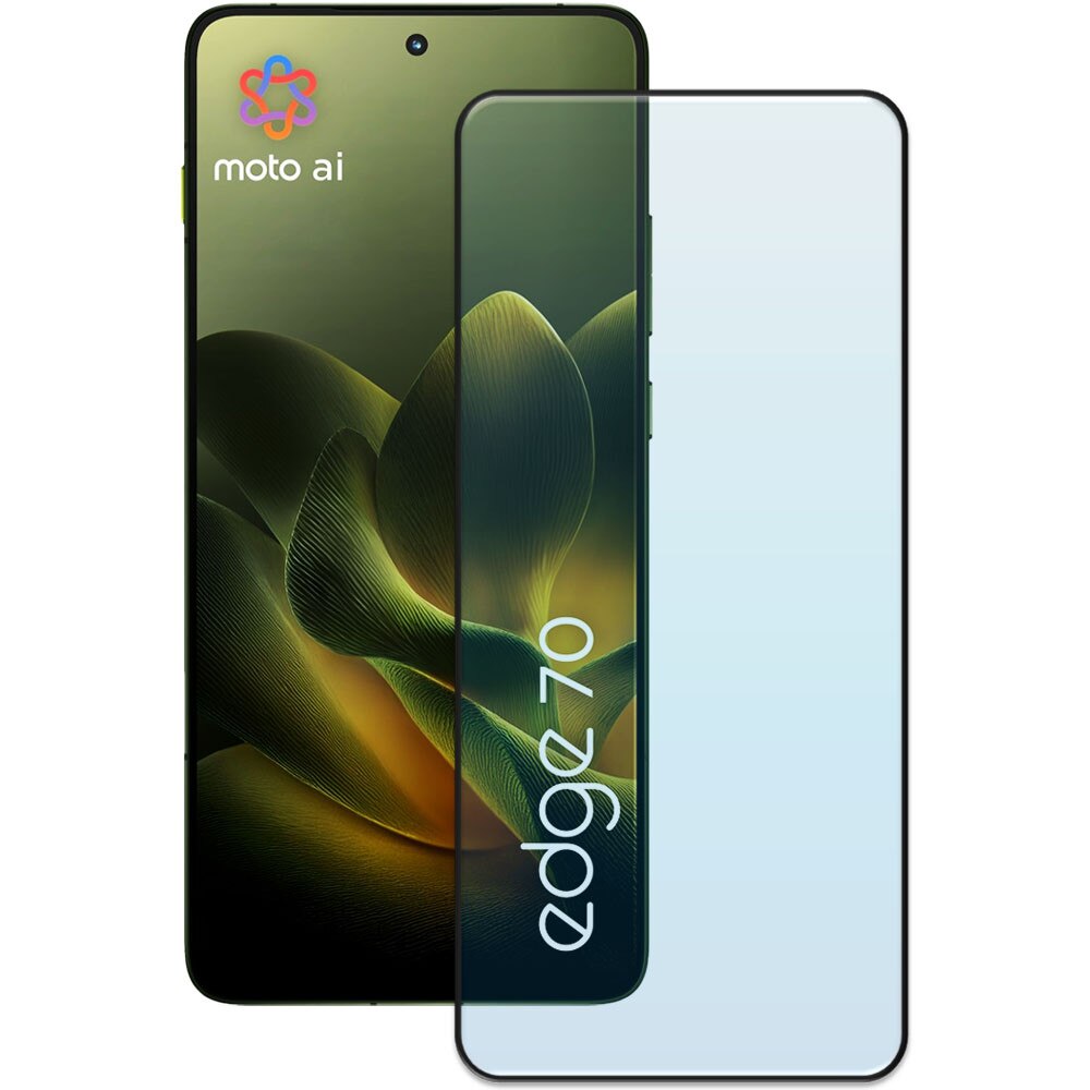 Folie din sticla securizata pentru Motorola Edge 70, HAMSTERBOX Glass Shield, Protectie completa ecran, Full face, Aplicare rapida, Case Friendly, Transparenta