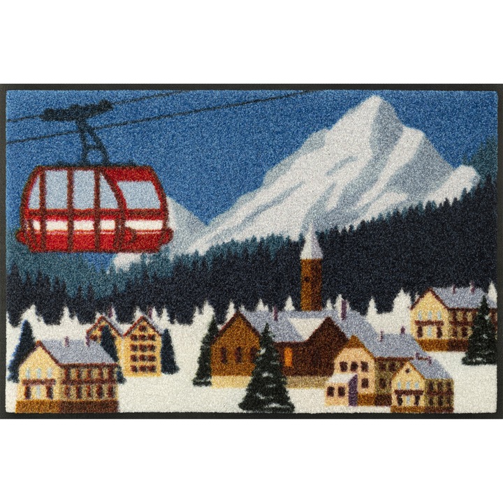 KLEEN TEX Wash+Dry Design bejárati szőnyegek, 50x75cm, csúszásgátló, többszínű