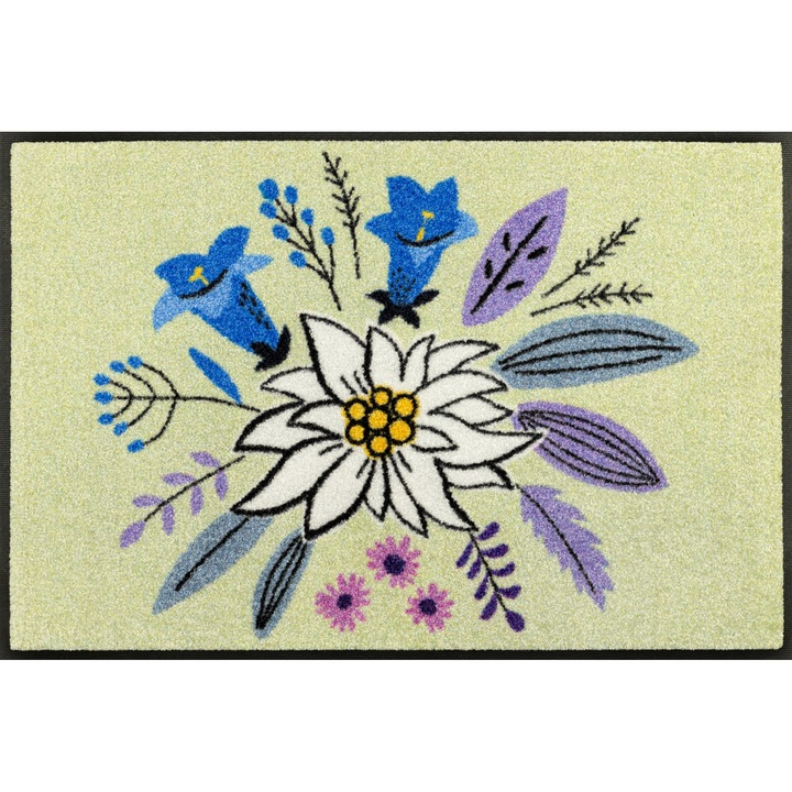 KLEEN TEX Wash+Dry Design bejárati szőnyeg, 50x75cm, többszínű, 7mm vastag, csúszásgátló