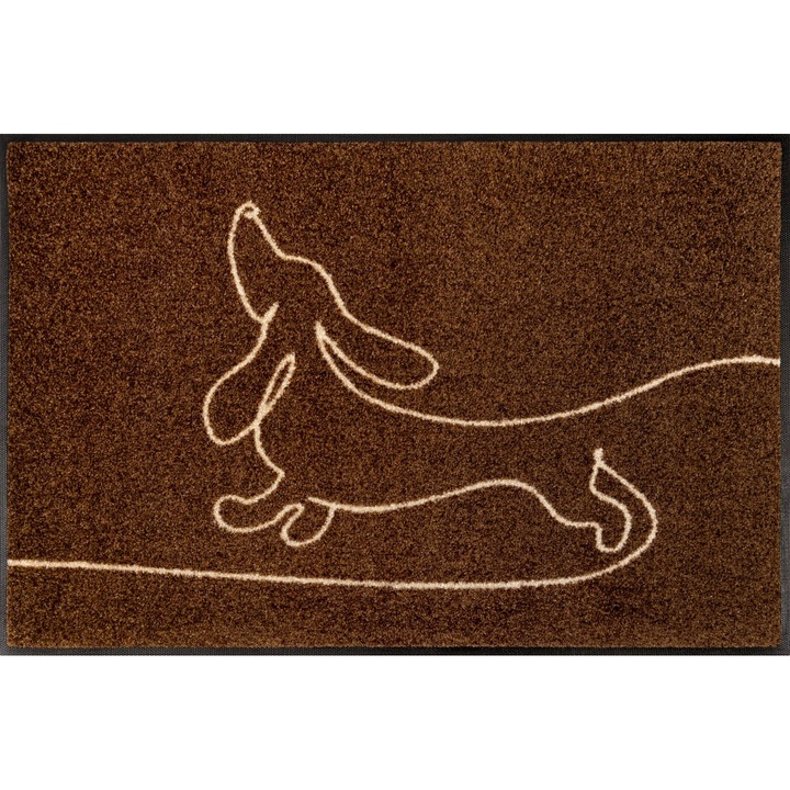 KLEEN TEX bejárati szőnyeg, Wash+Dry Design, 50x75cm, csúszásmentes, 7mm vastagság