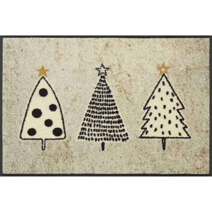 KLEEN TEX Wash+Dry Design bejárati szőnyegek, 50x75cm, csúszásgátló, többszínű