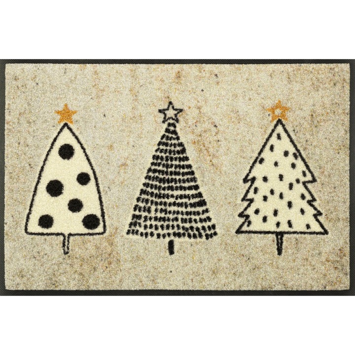 KLEEN TEX Wash+Dry Design bejárati szőnyeg, 40x60cm, csúszásmentes, többszínű