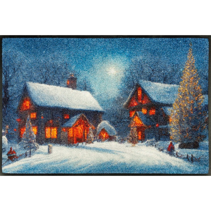 KLEEN TEX Wash+Dry Design bejárati szőnyeg, 50x75cm, csúszásmentes, többszínű