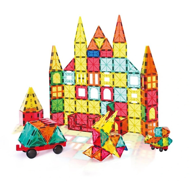 Mamido Магнитен конструктор с кола, 78 части MT1504