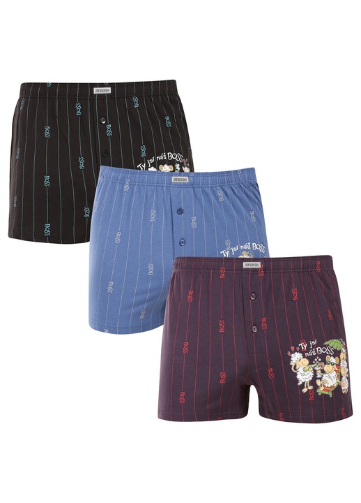 Set 3 Andrie, multicolori, Multicolor