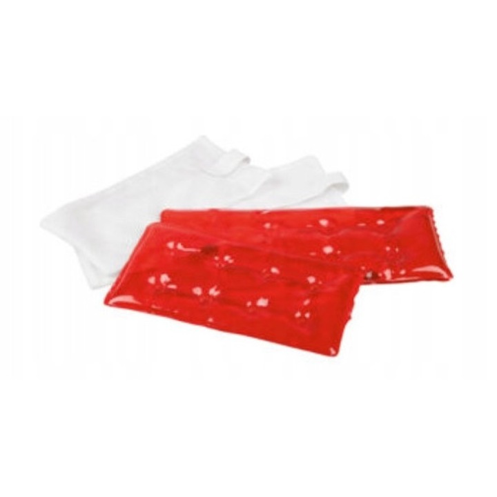 Set 2x Perna termica pentru zona lombara, 55C, 42,5x26,5cm, cu husa elastica