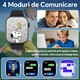HERUSI 4G okosóra GPS-szel, HD videóhívás, 4GB RAM, 64GB, fekete