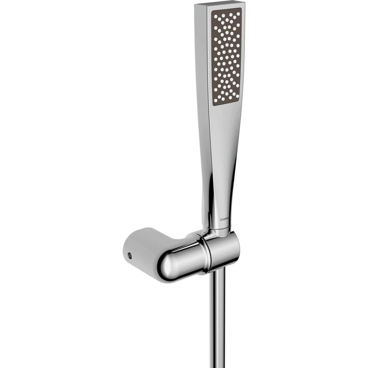 Set dus Hansa, crom, 1 jet, 196x17x40mm, furtun 1250mm