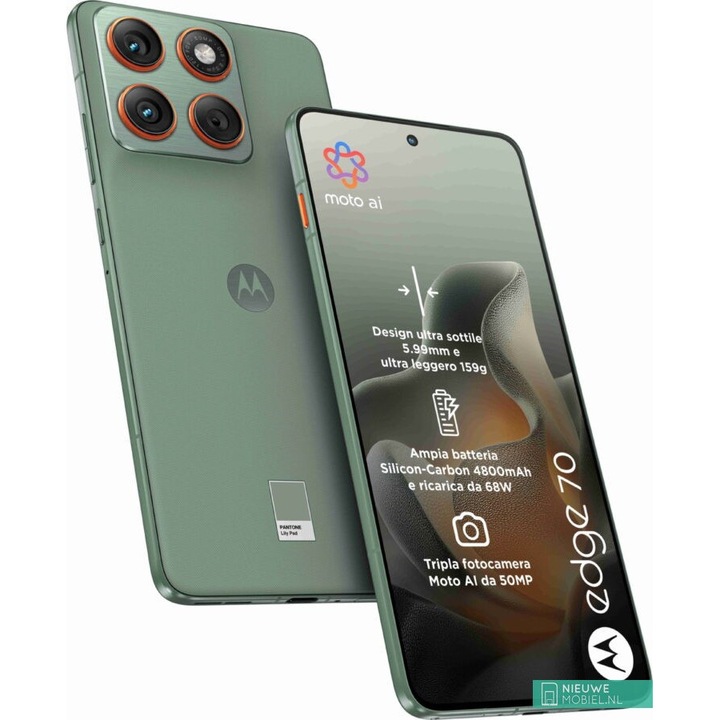 Смартфон Motorola Edge 70, 12GB, 512GB, Lily Pad