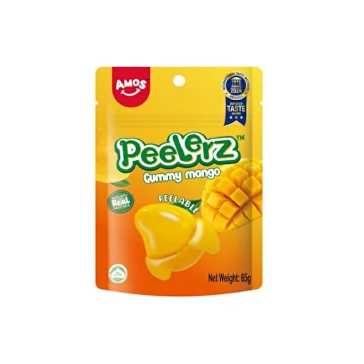 Jeleuri Peelerz Gummy Mango 65 g, Amos