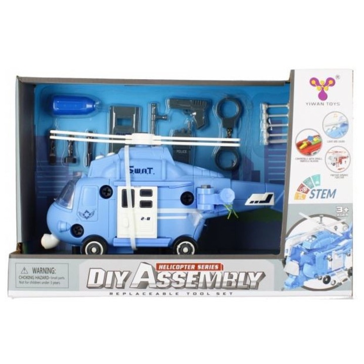 Jucarie elicopter, Megacreativ, cu sunete si lumini