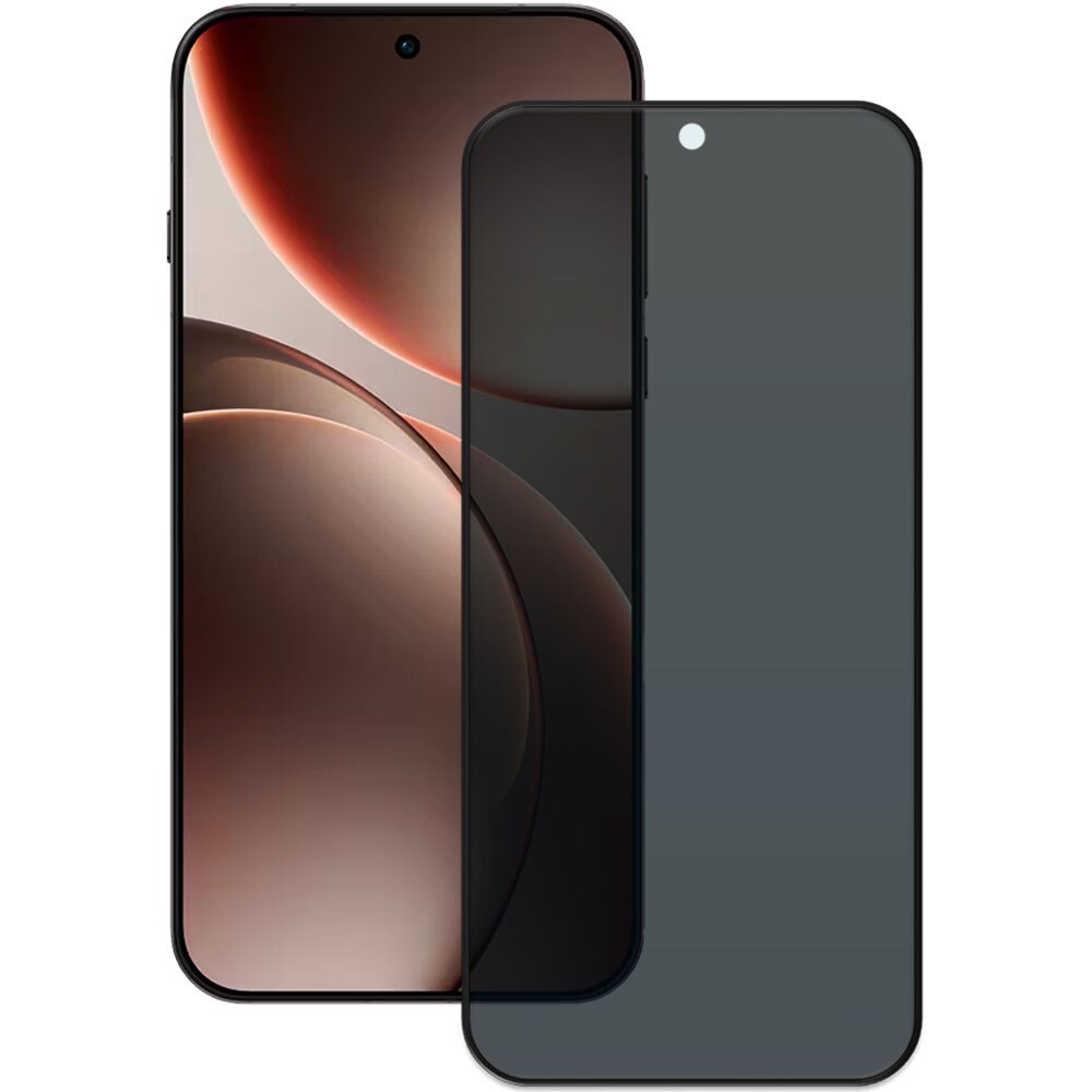 Folie din sticla securizata pentru Oppo Find X9 Pro, HAMSTERBOX Privacy Shield, Protectie completa ecran, Full face, Aplicare rapida, Case Friendly, Negru