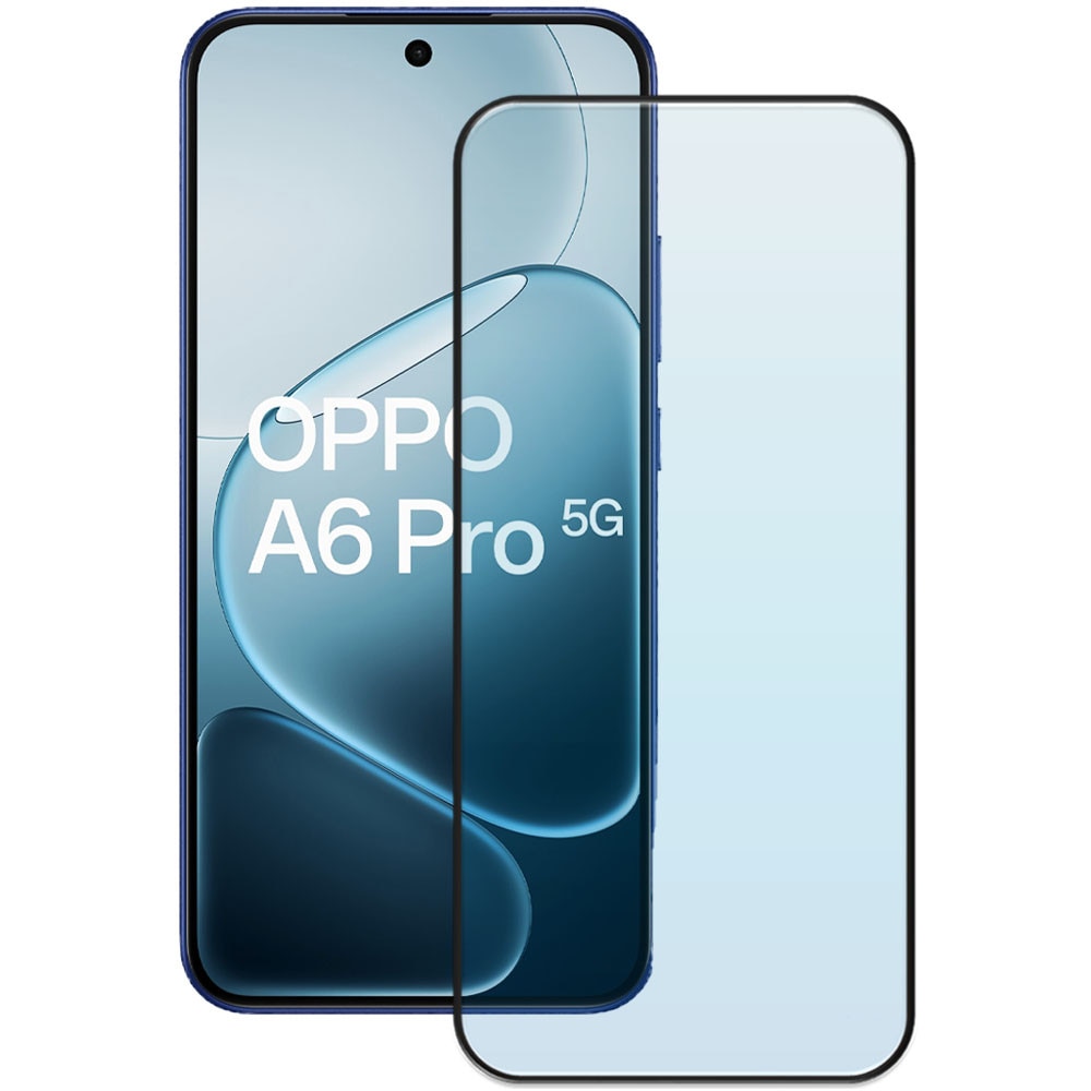 Folie din sticla securizata pentru Oppo A6 Pro 5G, HAMSTERBOX Glass Shield, Protectie completa ecran, Full face, Aplicare rapida, Case Friendly, Transparenta