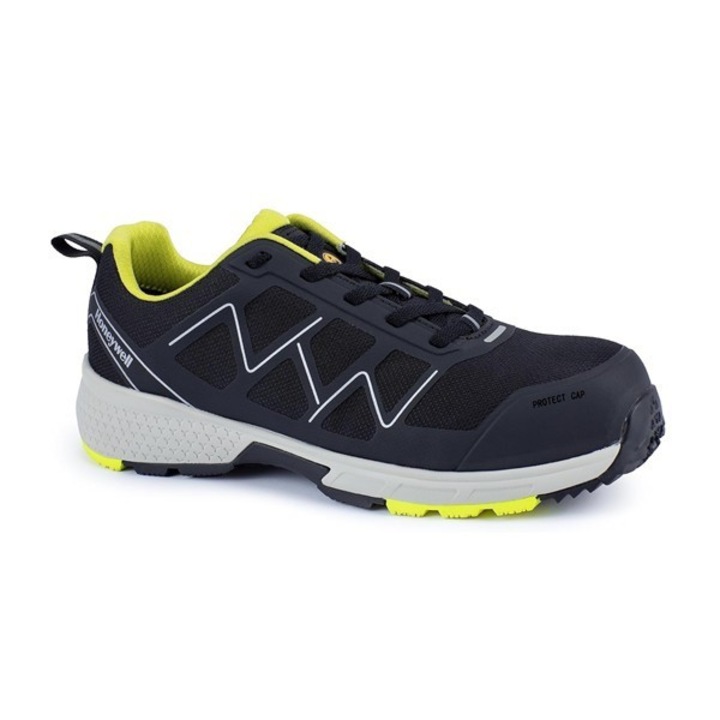 Honeywell Agile Sprinter Yellow S3 SRC ESD perforált textil félcipő kompozit kaplival 43