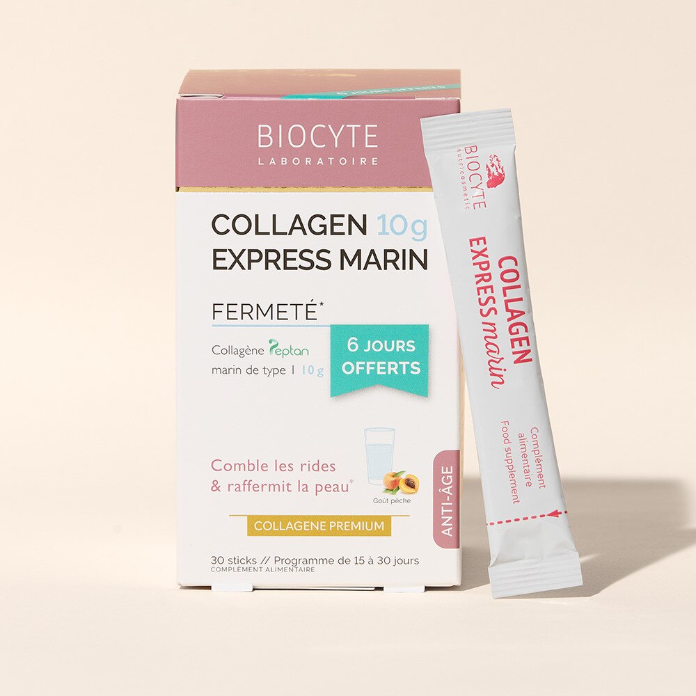 Colagen marin hidrolizat Biocyte Collagen Express Marin, 30 plicuri ...