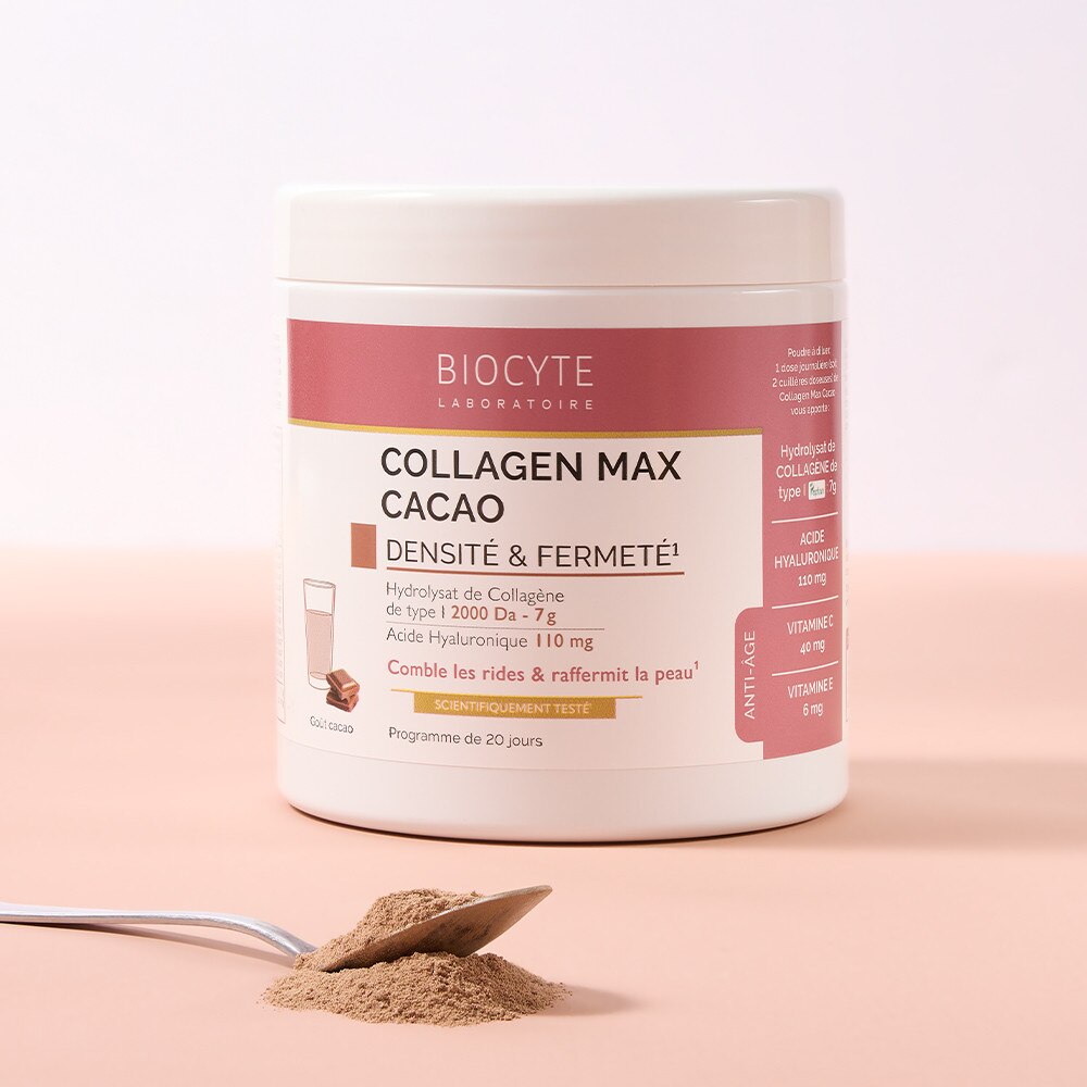 Supliment alimentar Biocyte Collagen Max Cacao, Colagen, Acid ...